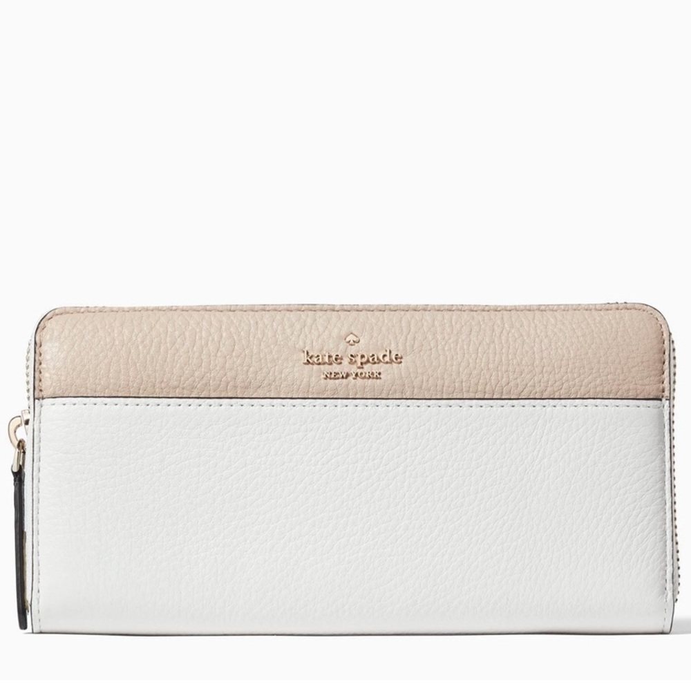 NWT Kate Spade Jackson colorblock large wallet